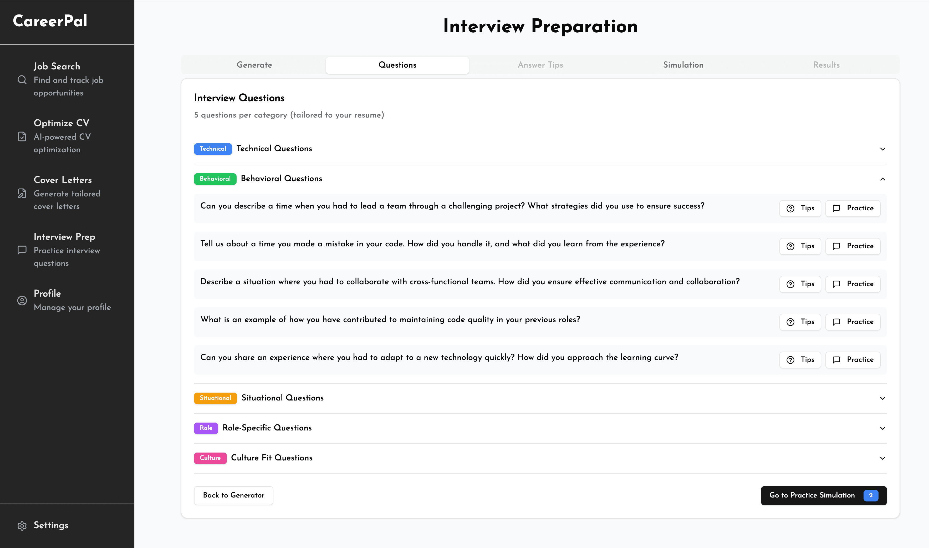 Interview Preparation